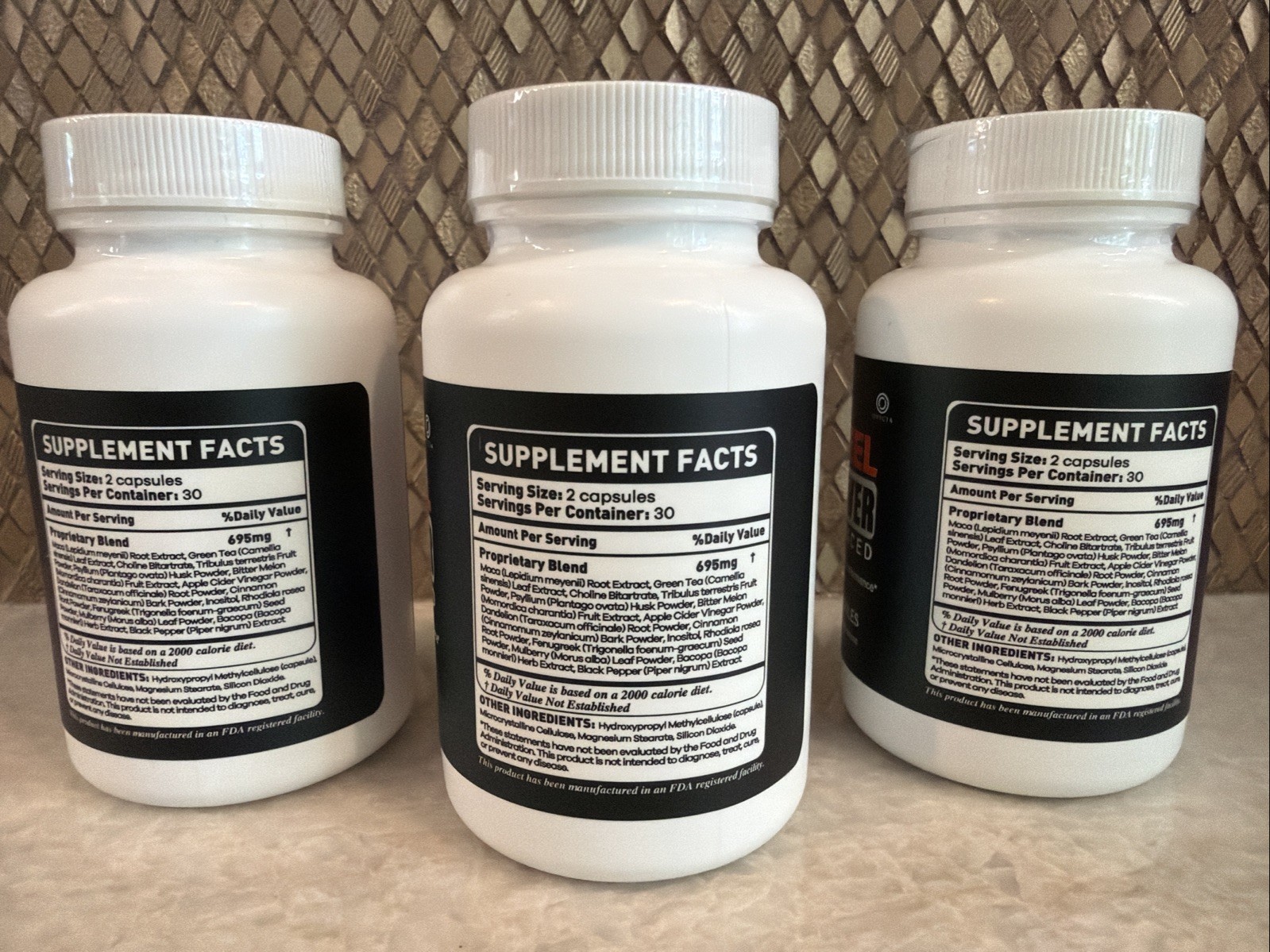 (3 Pack) Steel Power Advanced Male Health Support Supplement SteelPower 180 Caps
