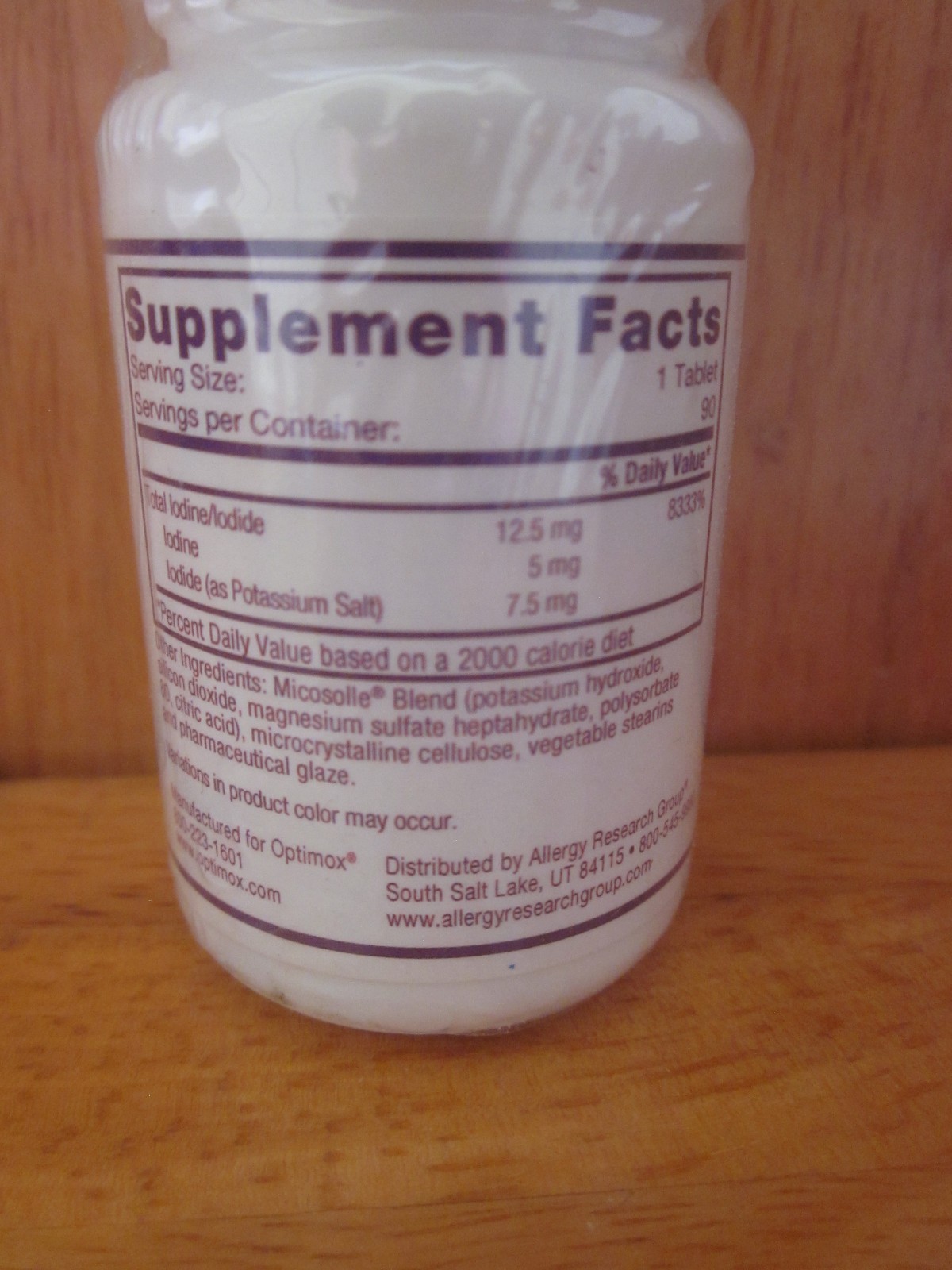 Iodoral IOD 12.5 mg Supplement 90 Tablets – Sealed – Exp. 03/27