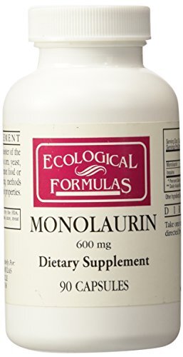 Ecological Formulas Monolaurin 600mg Dietary Supplement 90 Capsules