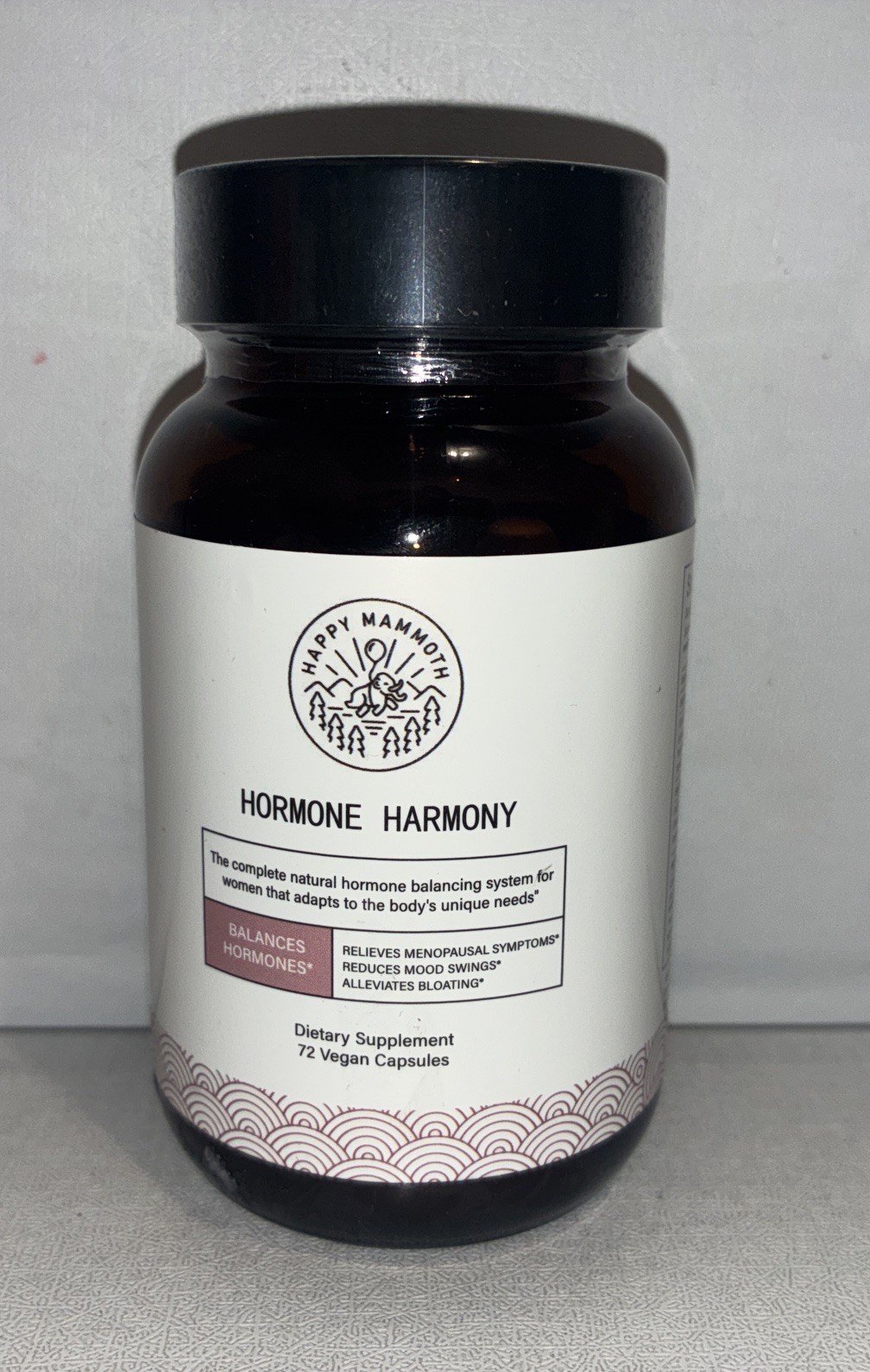 Happy Mammoth Hormone Harmony Natural Hormonal Support for Women 72 Capsules