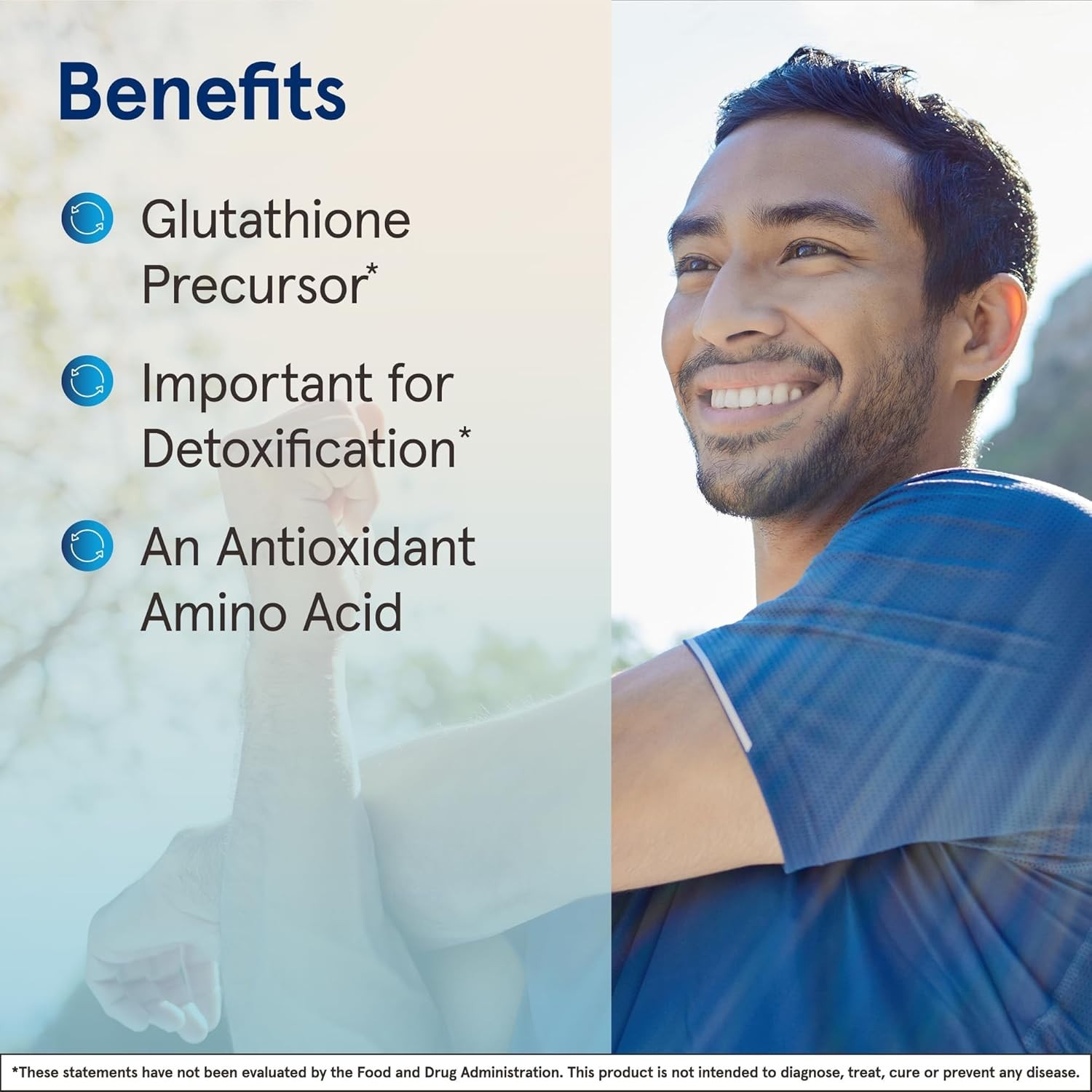 N-A-C 500 mg – Antioxidant Supplement for Healthy Liver Function, 60 Count