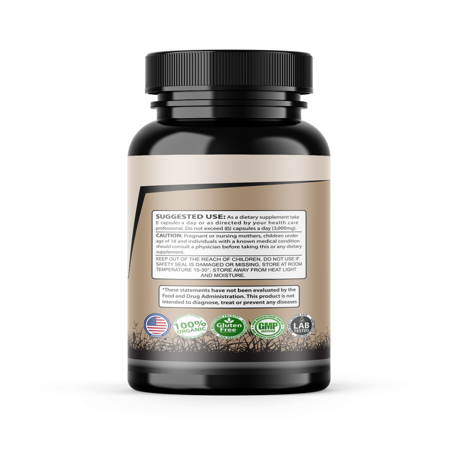 Desiccated Beef Organ Complex, Certified 100% GrassFed Undefatted 180 Capsules
