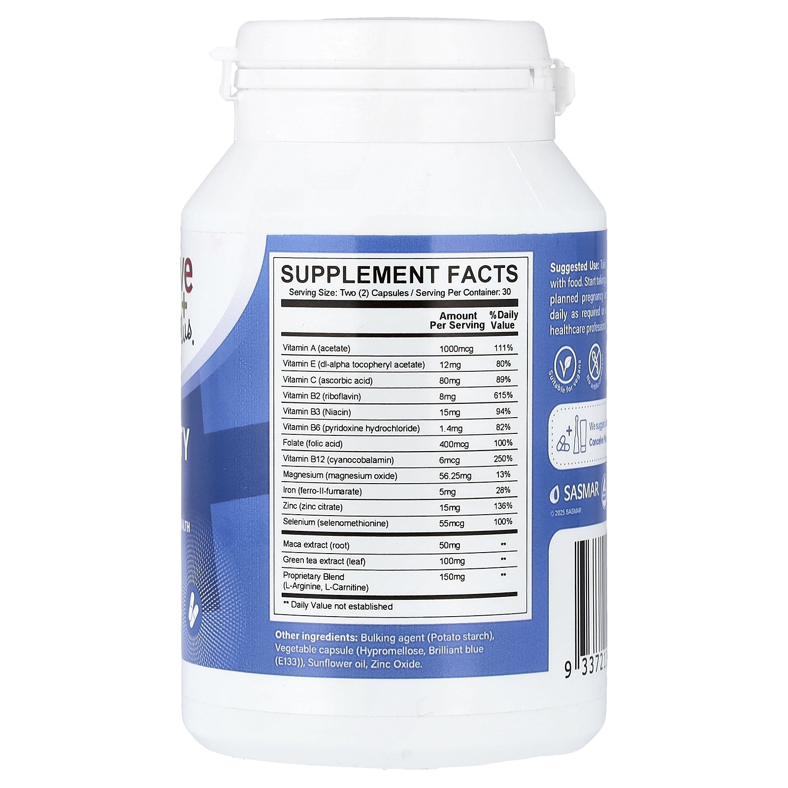Men’s Fertility Support, 60 Vegetarian Capsules