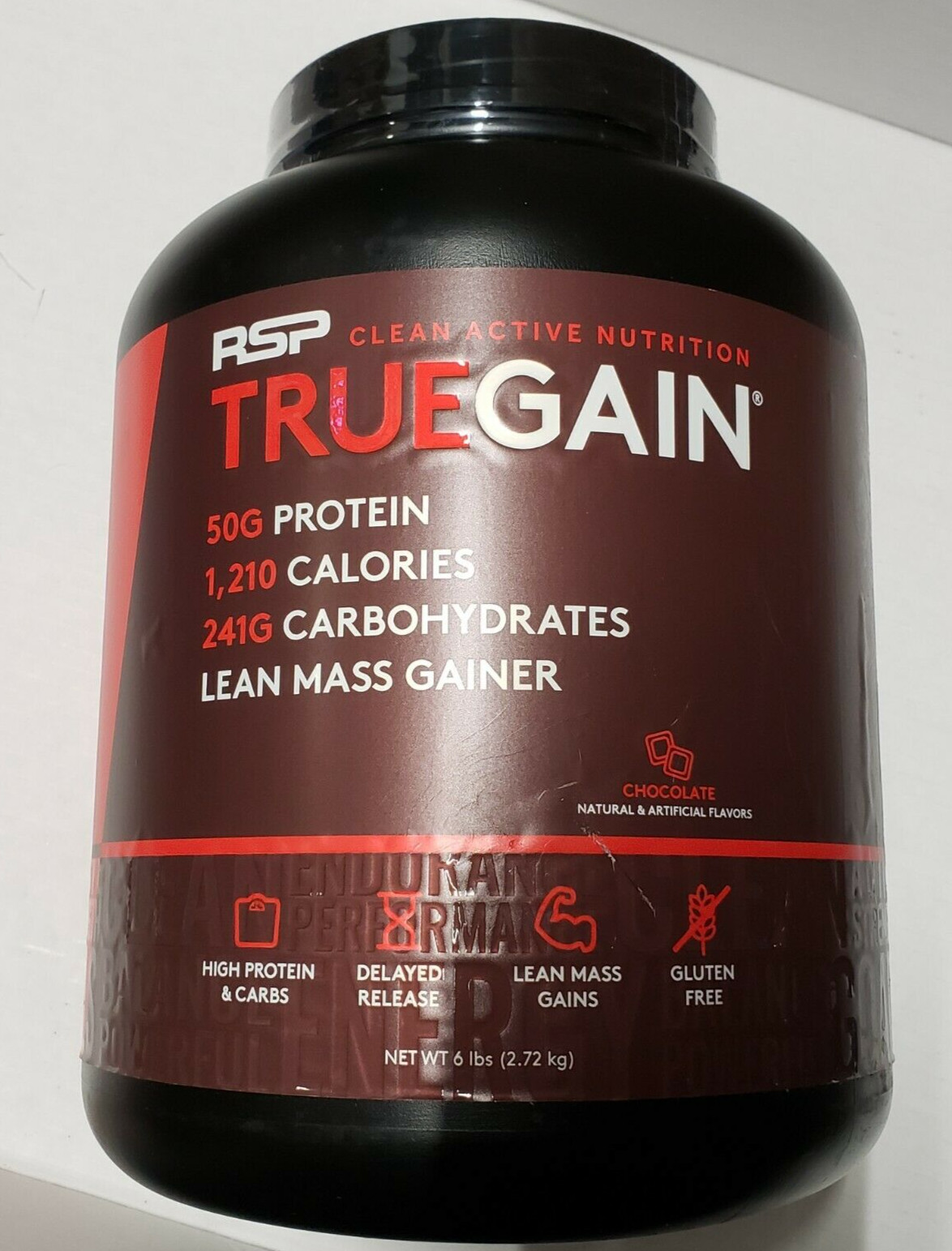 RSP – TRUEGAIN – 6 lbs – Chocolate – 50G Protein & 1210 Calories – Exp 6/2027