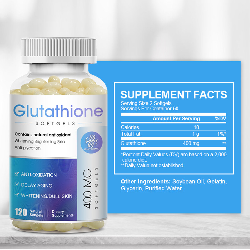 120 capsules collagen glutathione pills whitening skin bleaching lightening love