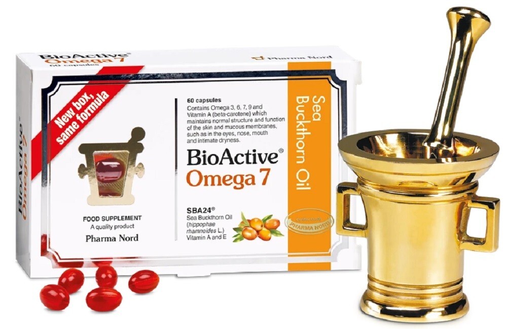 Pharma Nord Omega 7 SBA24 Sea Buckthorn Oil Capsules (60) BBE 08/2029
