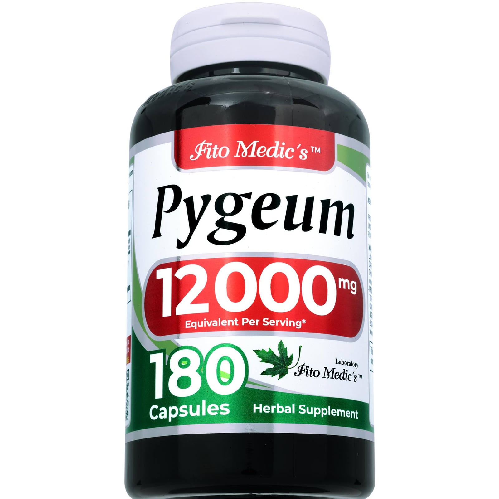 FITO MEDIC’S Lab | pygeum Supplement |180 Capsules | 180 Count (Pack of 1)