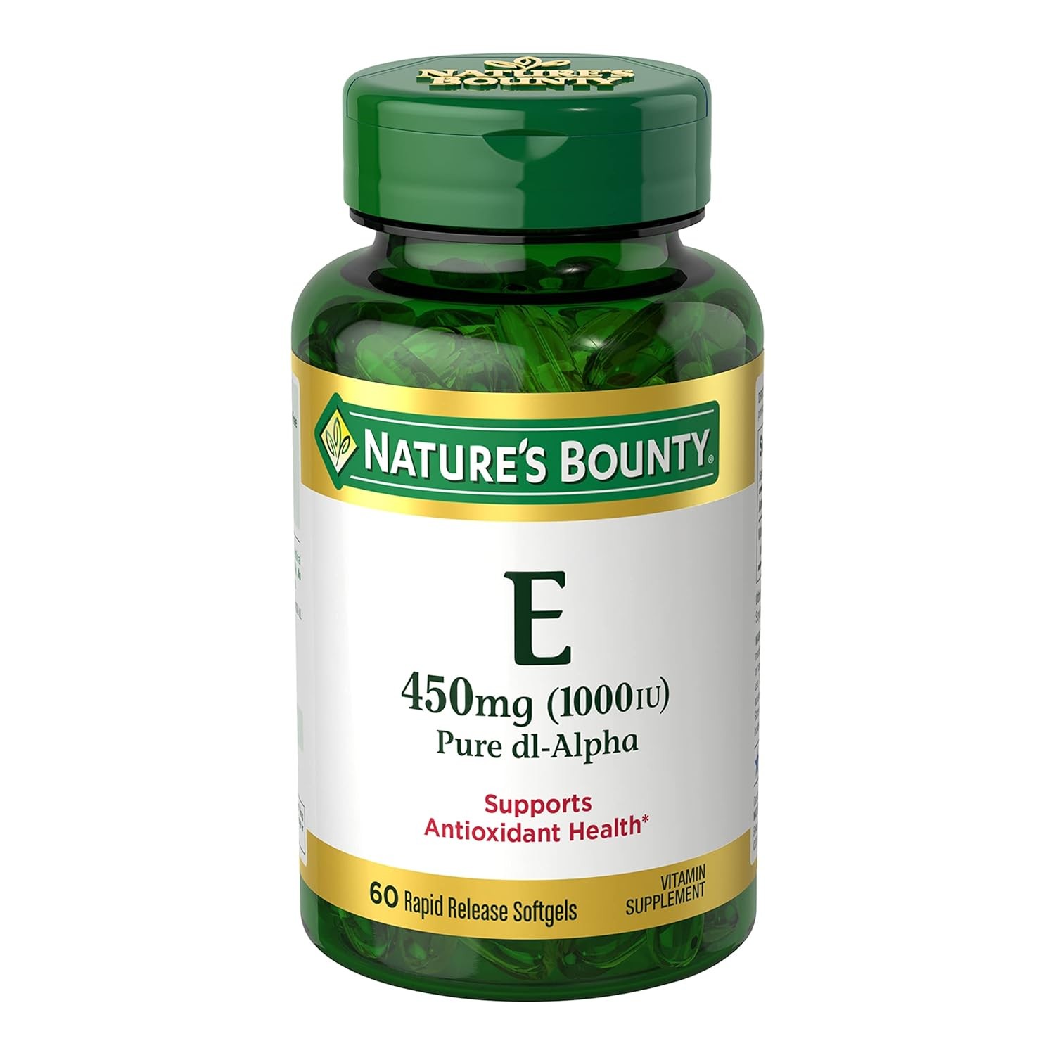 Vitamin E 1000 IU Softgels by Nature’s Bounty Antioxidant Immune System