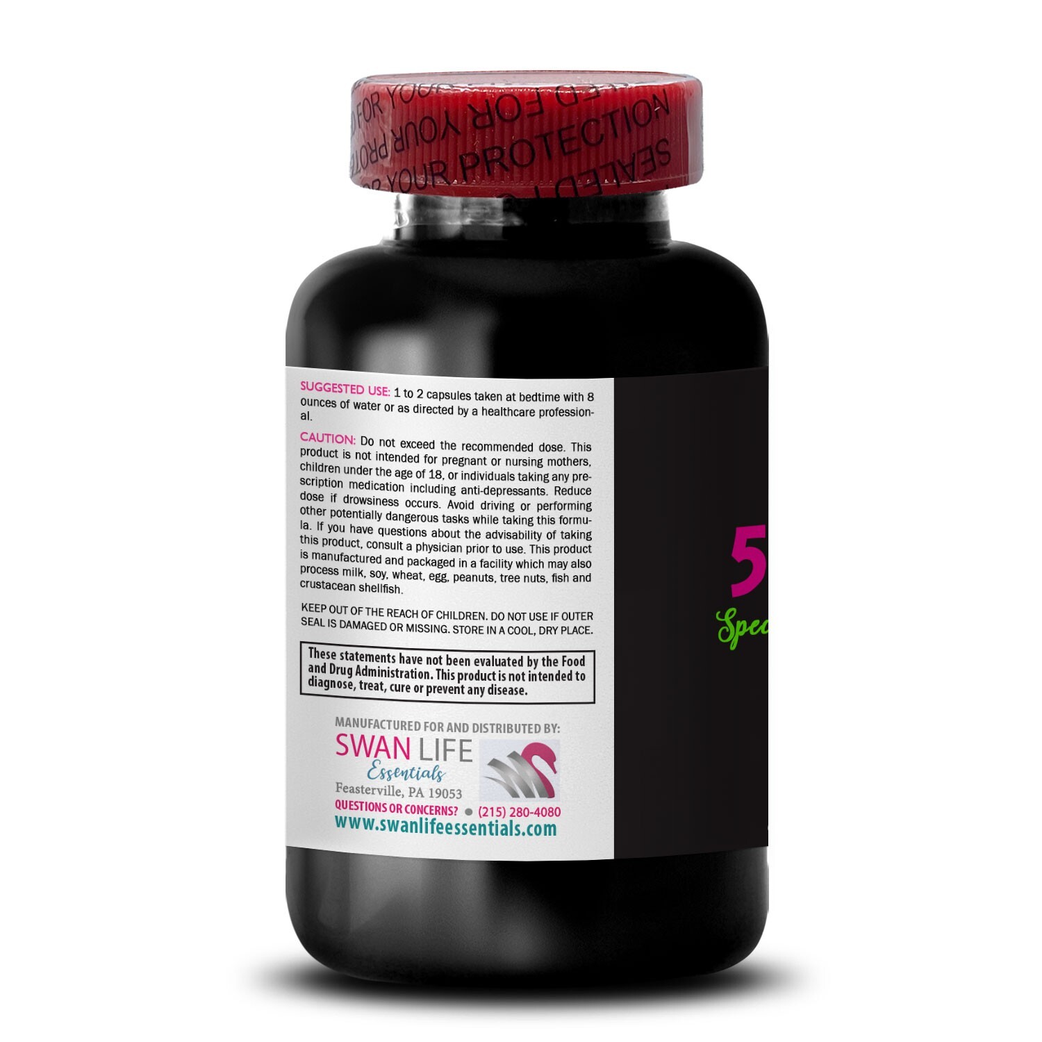 Bright mornings – 5-HTP (5-HYDROXYTRYPTOPHAN) – Positive change 1 Bottle 60 Caps