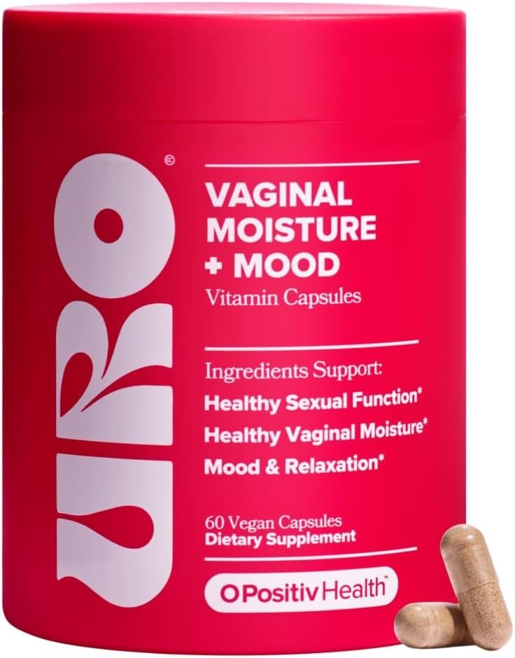 URO Vaginal Moisture & Mood Supplement – Enhances Comfort & Relaxation (60 Caps)