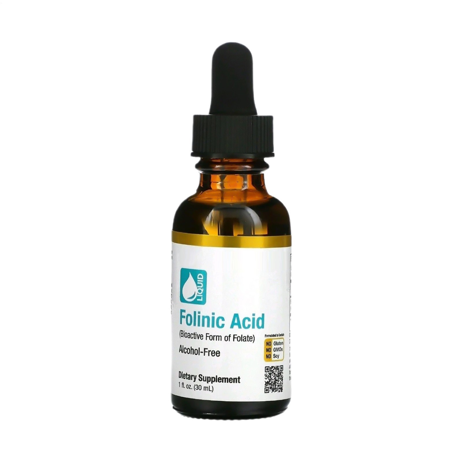 Premium c Acid Leucovorin Bioactive Designed Form of Folate Alcohol Free 30ml P