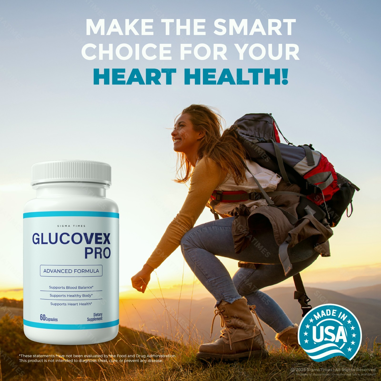 Glucovex Pro Capsules, Gluco Vex Pro Formula, Blood Support & Balance 60ct
