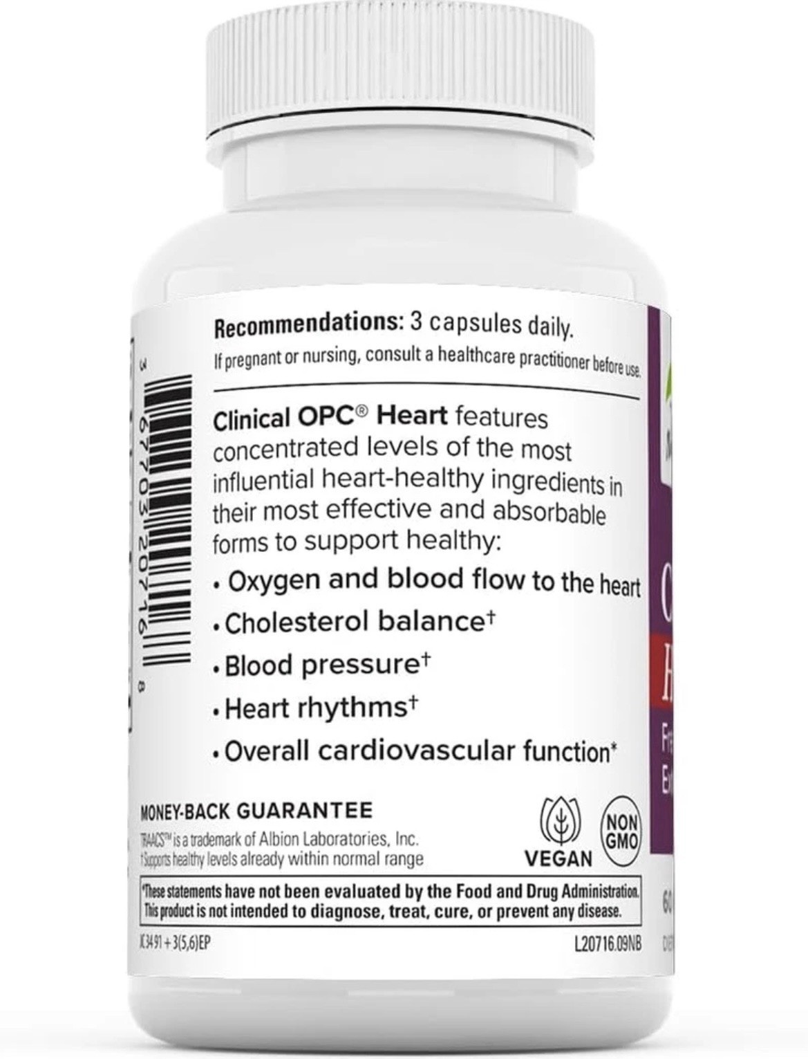 Terry Naturally Clinical OPC Heart – 60 Vegan Capsules (New/Sealed)