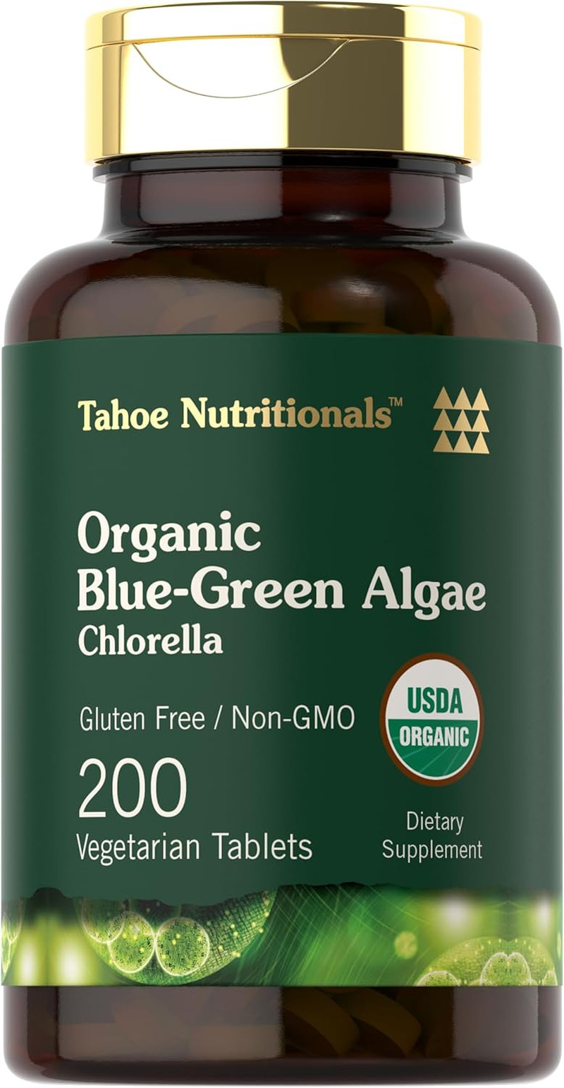Chlorella Blue Green Algae 250Mg 200 Tablets Vegetarian, Non-Gmo, Gluten Free Su