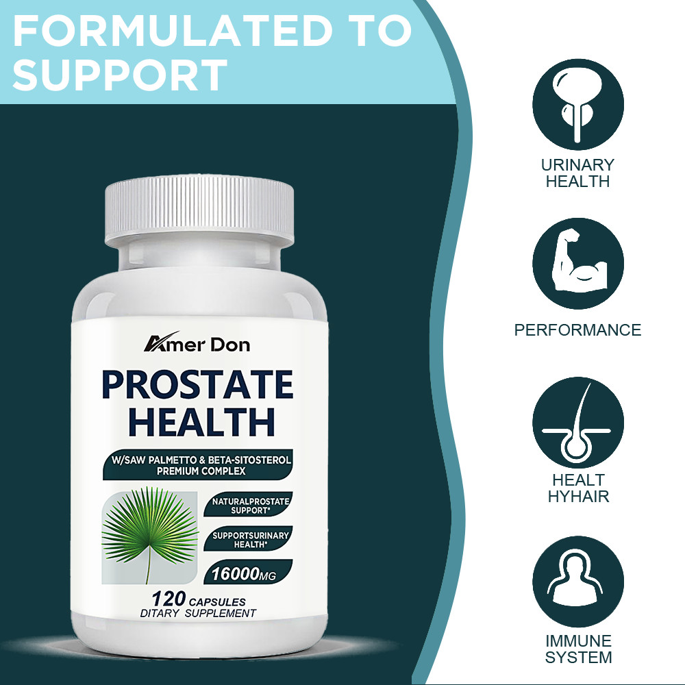 Prostate Support – Saw Palmetto – Reduce Frequent Urination, Stamina supplement