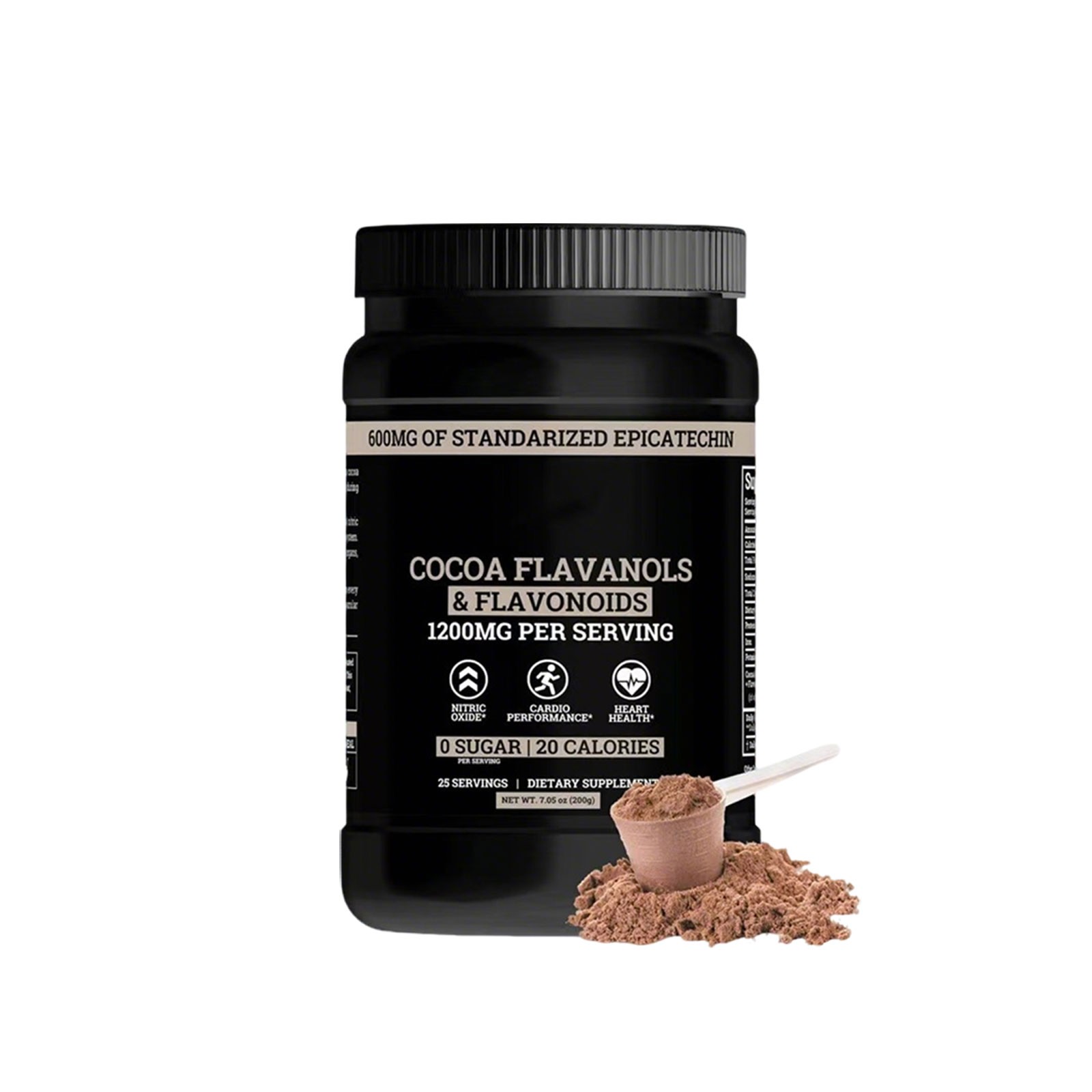 Black Forest High Flavanol Cocoa Powder And Flavonoids Supplements 1200mg New