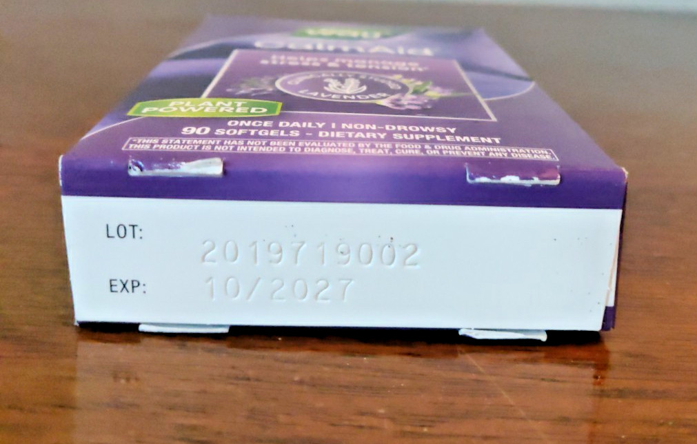 Nature’s Way CalmAid 90 SOFTGELS Silexan Lavender Manage Stress Anxiety Tension