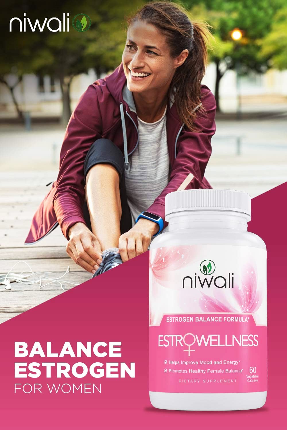 Estrogen Capsule for – Female Hormone Balance Menopause Mood and Energy – Res…