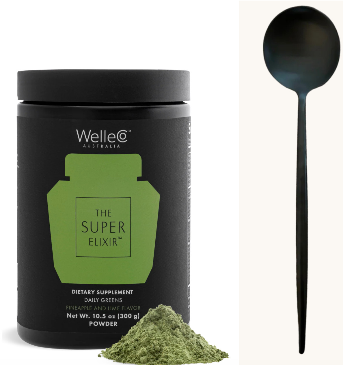 Welle Co Australia The Super Elixir Daily Greens Pineapple & Lime Flavor $124