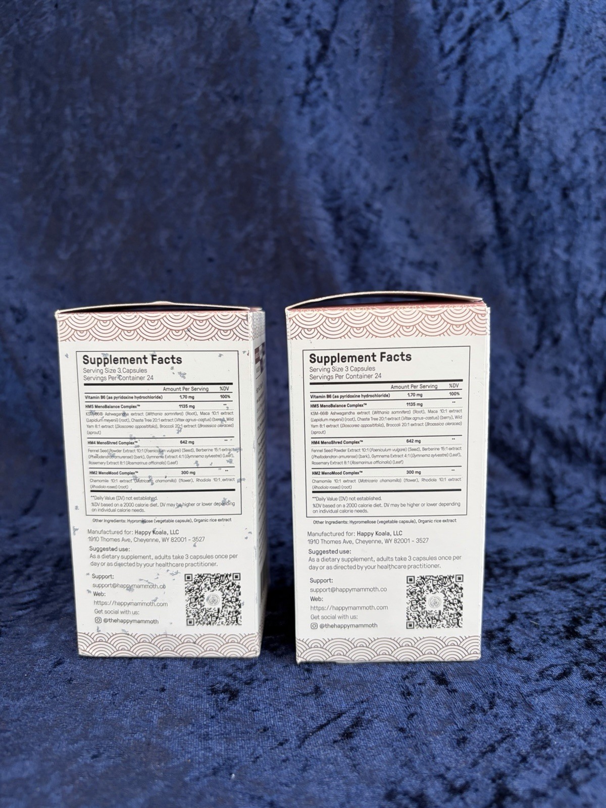 Happy Mammoth Hormone Harmony Exp 6/2027 & 12/2026 2 Bottles 72 Capsules New!