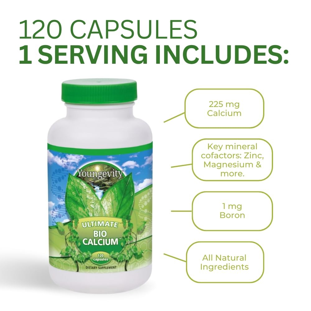Youngevity Bio Calcium™ Bioavailable Chelated Calcium + Magnesium, Zinc, Cop…