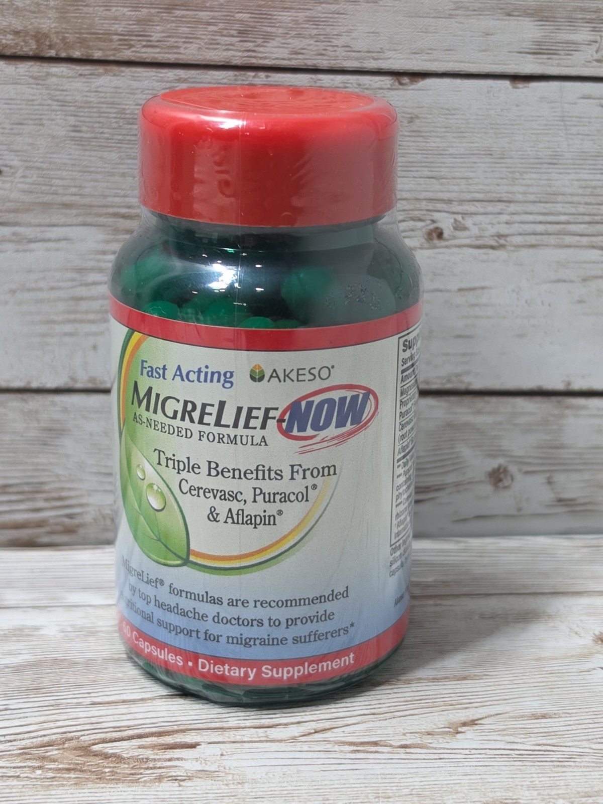 -Now Fast-Acting Formula, As-Needed Nutritional Support for Migraine Exp 07/26