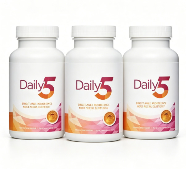 3 Pack Doctors’ Preferred Daily5 90 Vegan Capsules Dietary Supplement