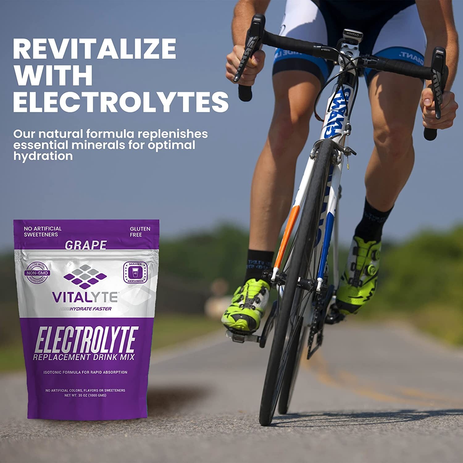 Electrolytes Powder, Drink Mix for Energy Boost & Recovery, Hydration Powder Mix