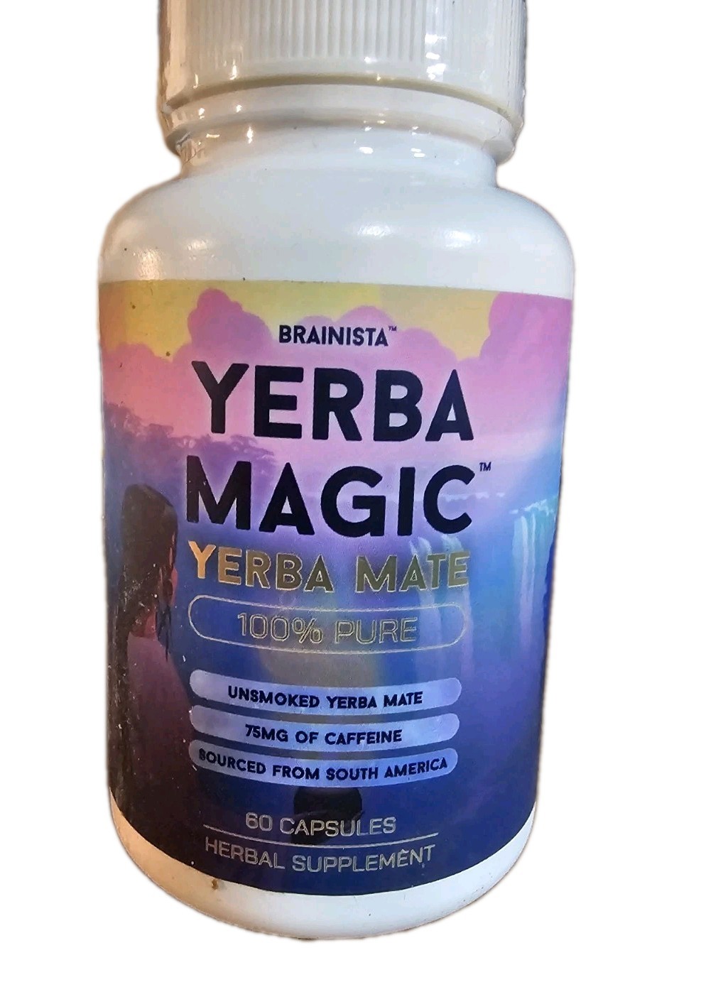 Brainista Yerba Magic Yerba Mate Pure Clean Energy 60 Caps Exp: 4/28