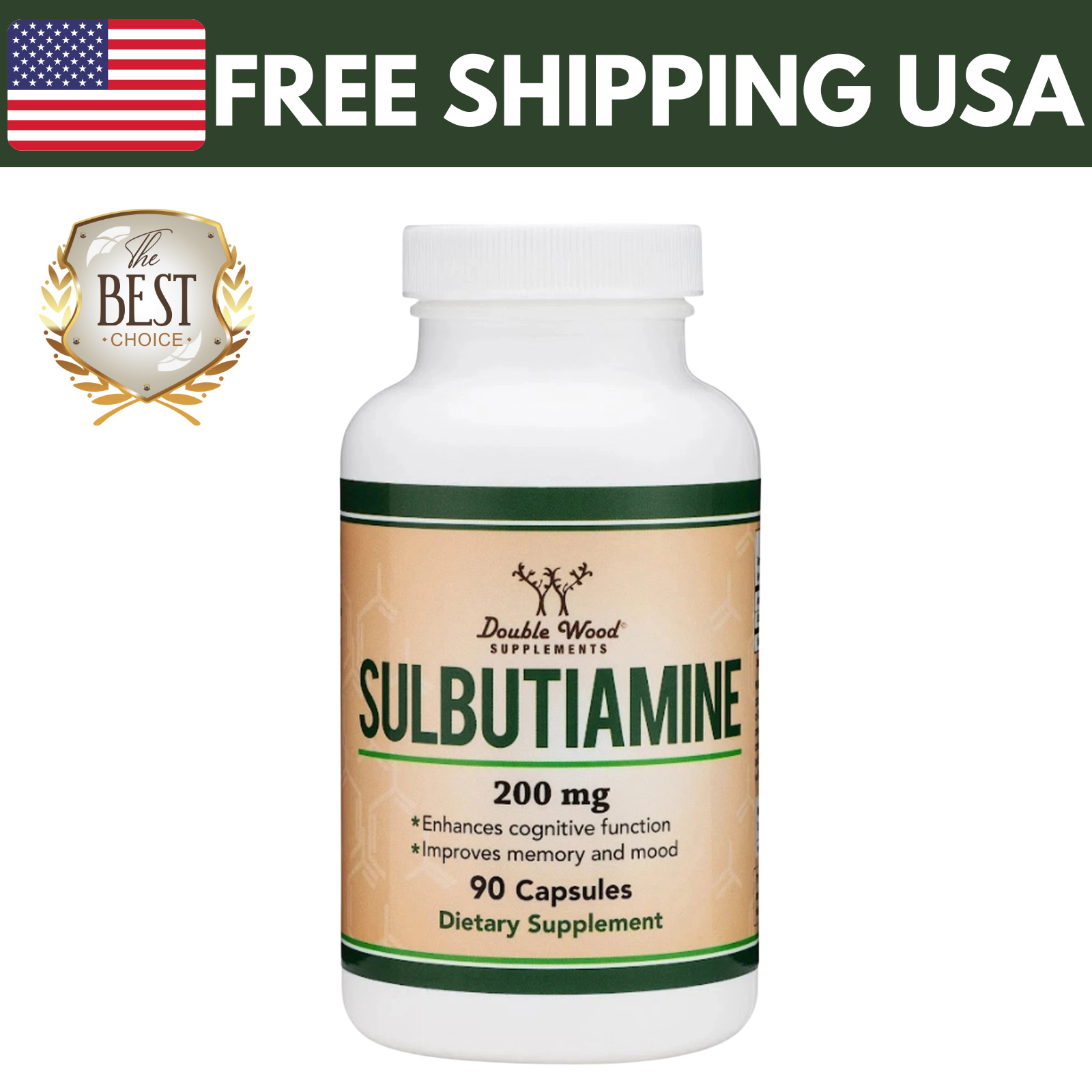 Premium ne, 90 x 200mg Softgels – Memory, Mood, Cognitive Nootropic Supplement P