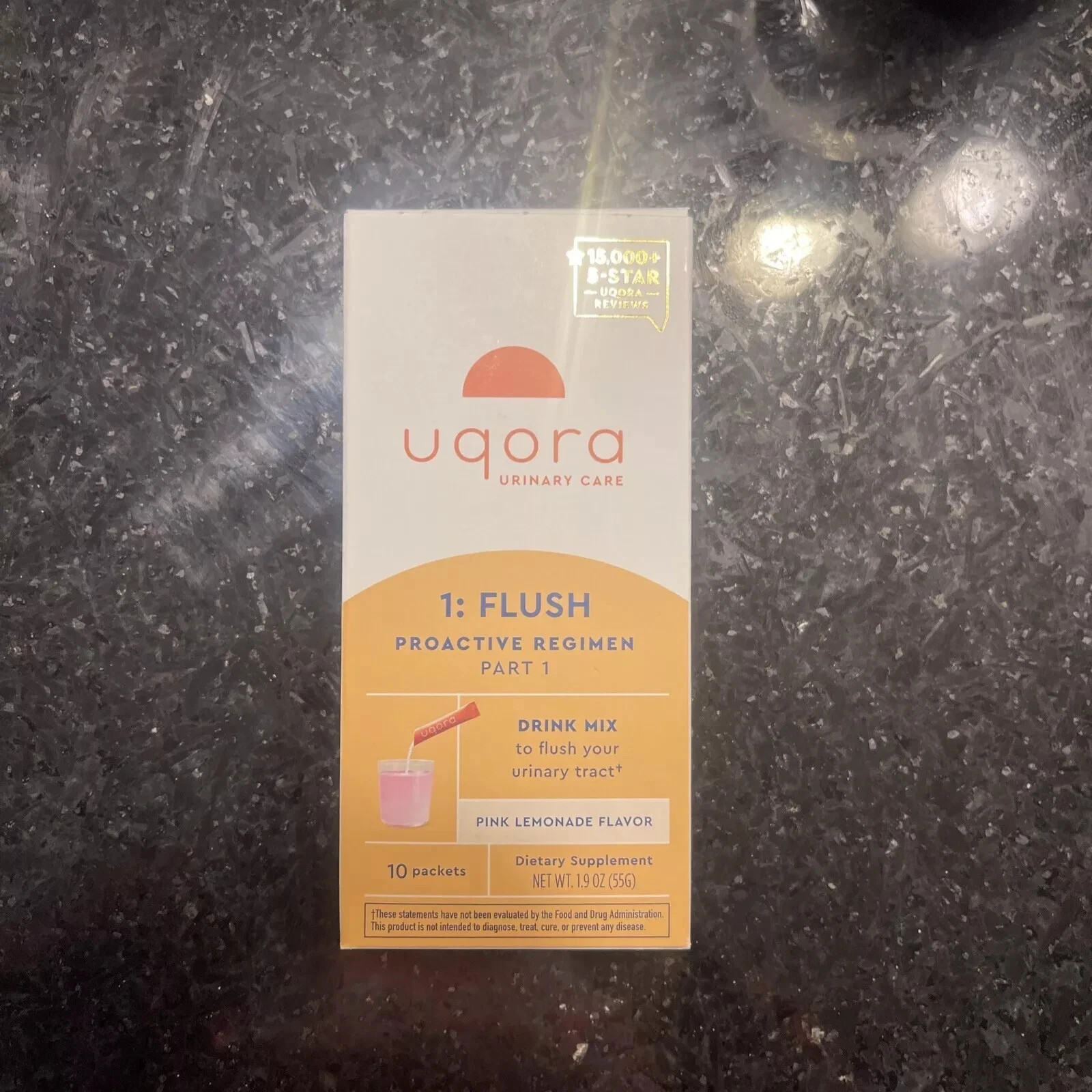 Uqora Target Urinary Tract Flush Dietary Supplement Pink Lemonade 10 Packets