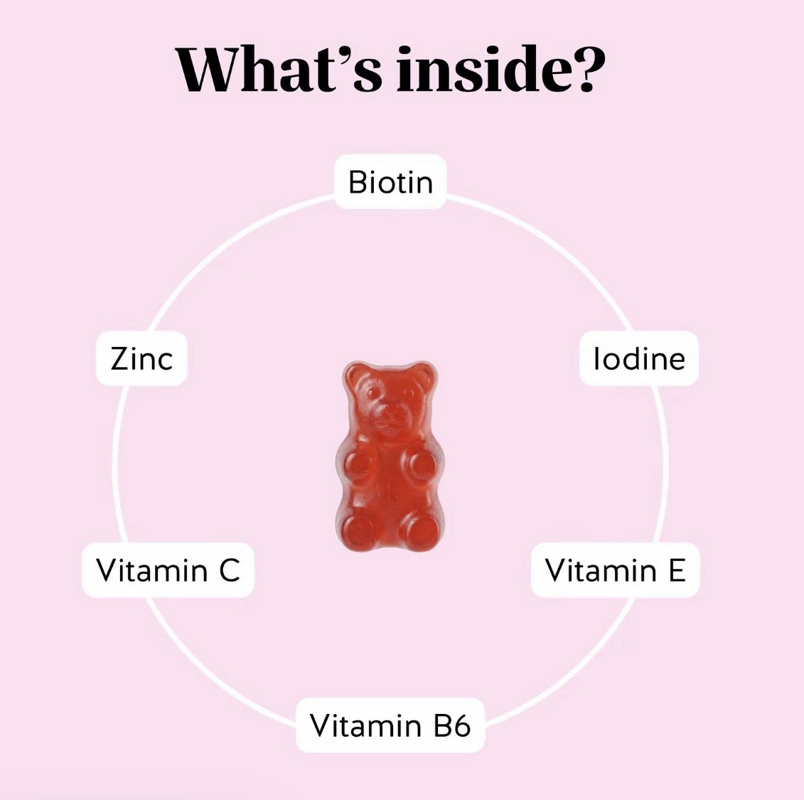 AH-MAZING Biotin Hair Skin & Nail Vitamin Vegan Gummies 30 Count