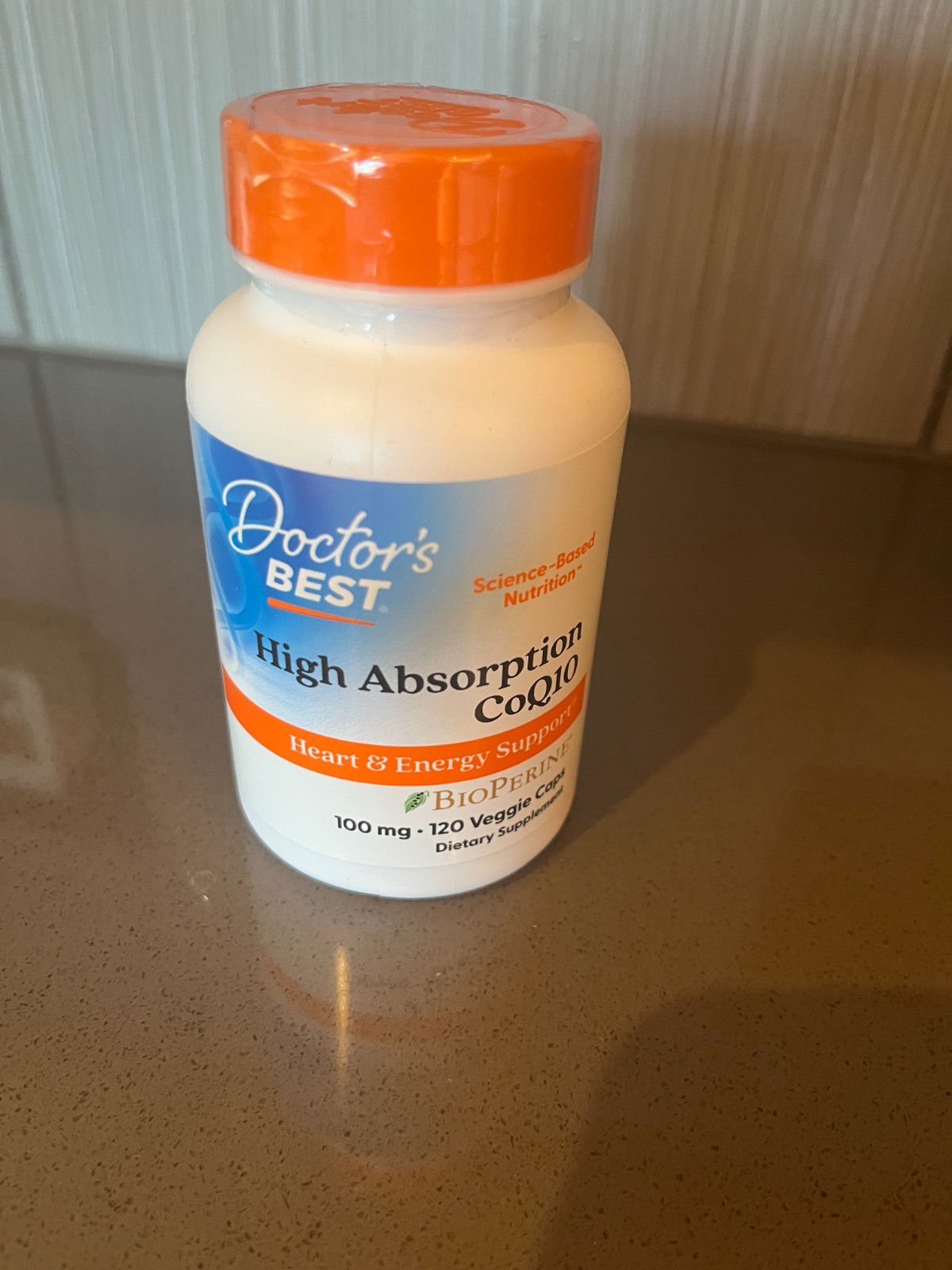Doctor’s Best High Absorption CoQ10 100 mg, 120 Veggie Caps Exp 2/2028