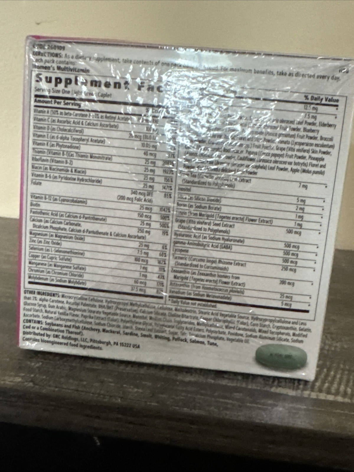 GNC Womens Vitapak Program HEALTH & WELLNESS 30 Day Supply Multivitamin **READ**