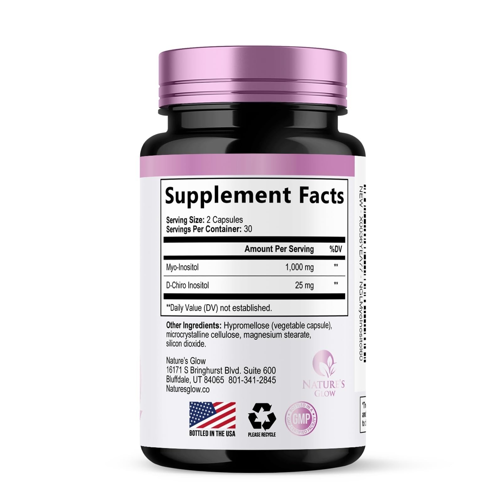 Myo-Inositol & D-Chiro Inositol 1025mg – Vegan Hormone Support Capsules
