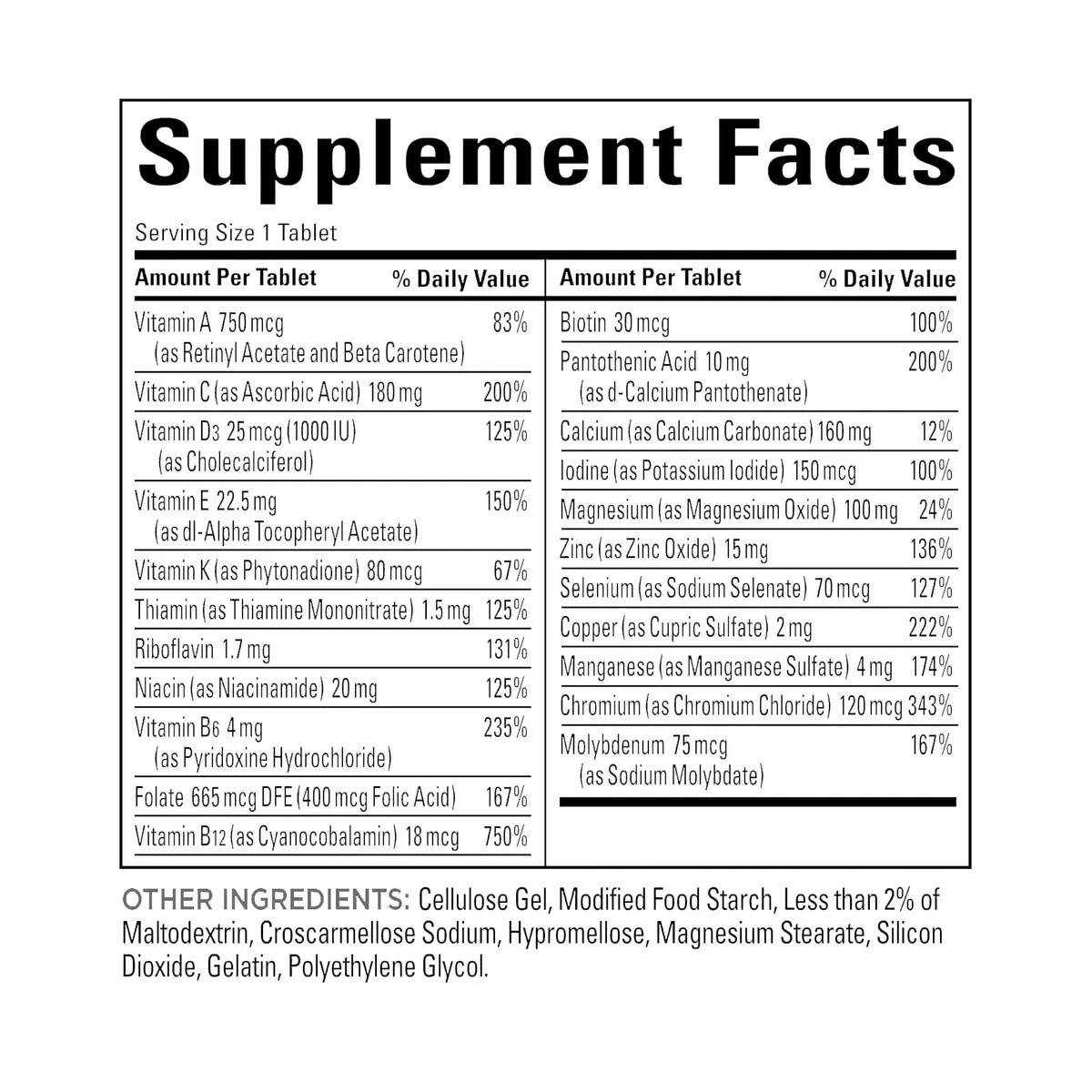 Nature Made Multivitamin for Him – 300 Tablets EXP 9/ 2026+ NO IRON!!