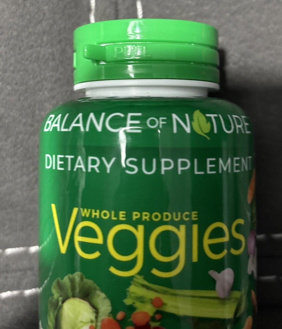 Balance Of Nature «VEGGIES» SINGLE-PACK New In Bottle 90 Caps 2/27 Expiration