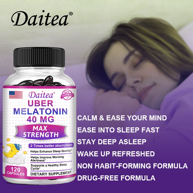 Sleep Supplement-Helps Relax and Promote Natural Sleep, Sleep Aid,Asleep Quickly