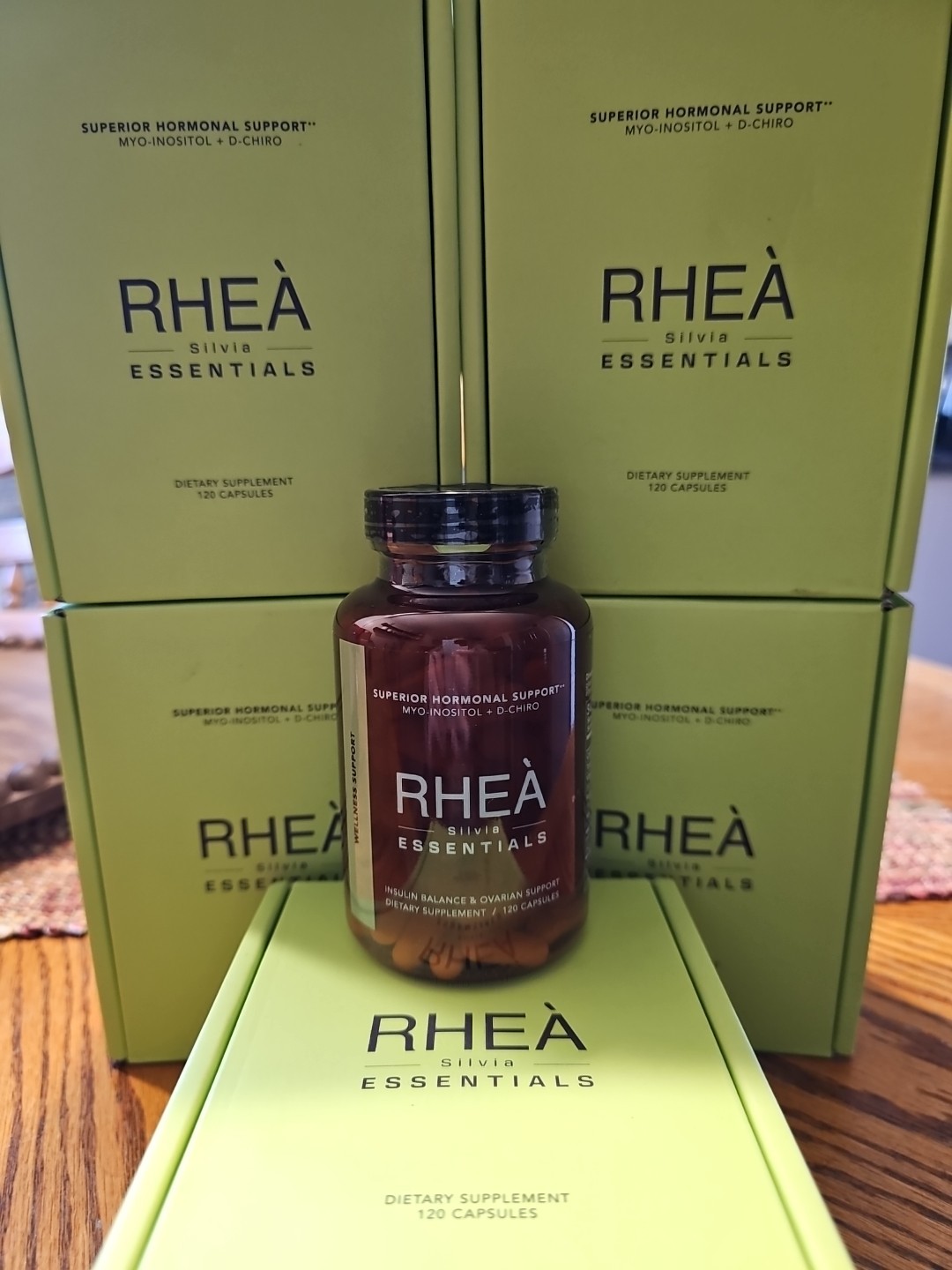 5 NEW RHEA Silvia Essentials Hormonal Support 120 Caps Insulin Balance Ovarian