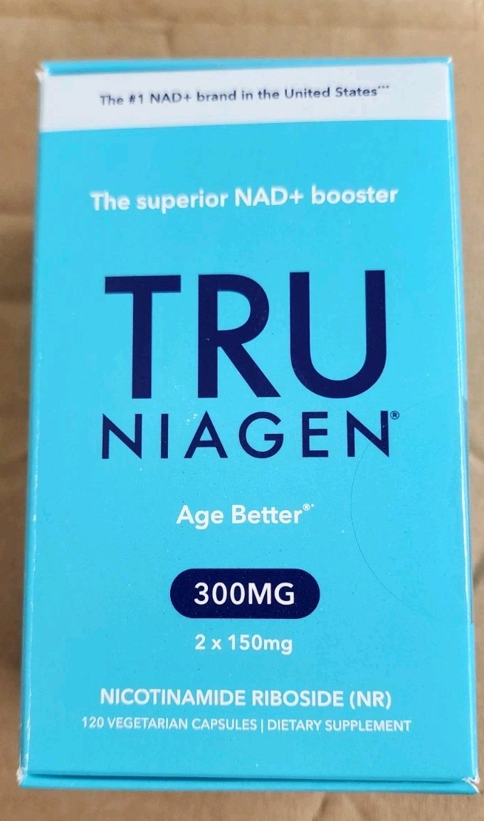 Tru Niagen Nicotinamide Riboside Chloride 300 mg 120 Vegetarian Capsules 02/28