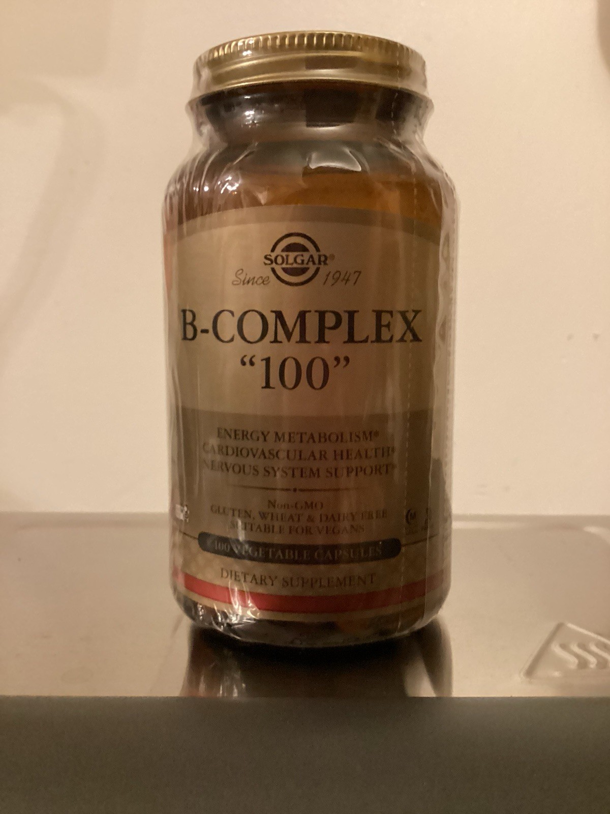 Solgar B-Complex Vegetable Capsules – 100 Count