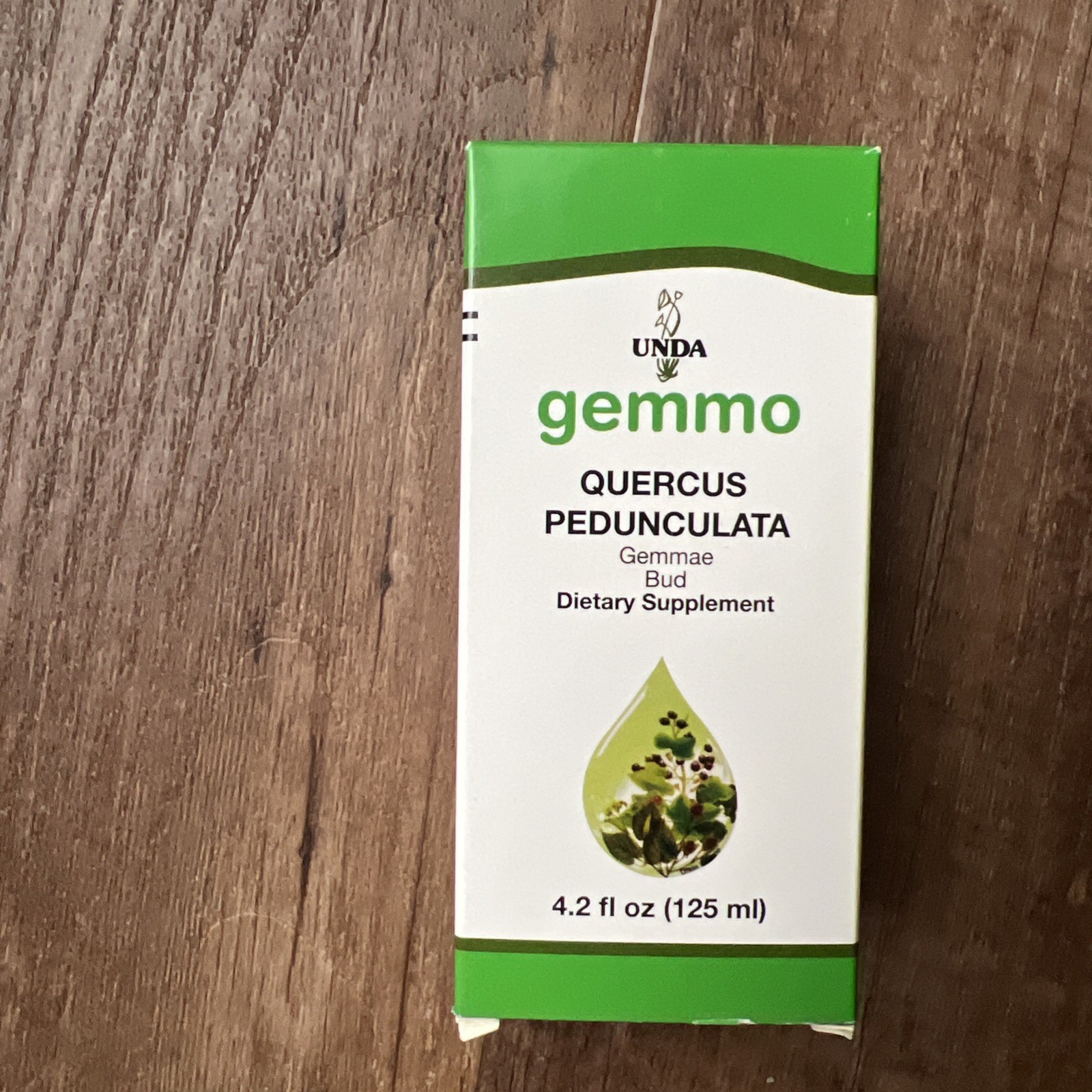 UNDA Gemmo Therapy Quercus Pedunculata | 4.2 fl. oz Dietary Supplement GemmaeBud