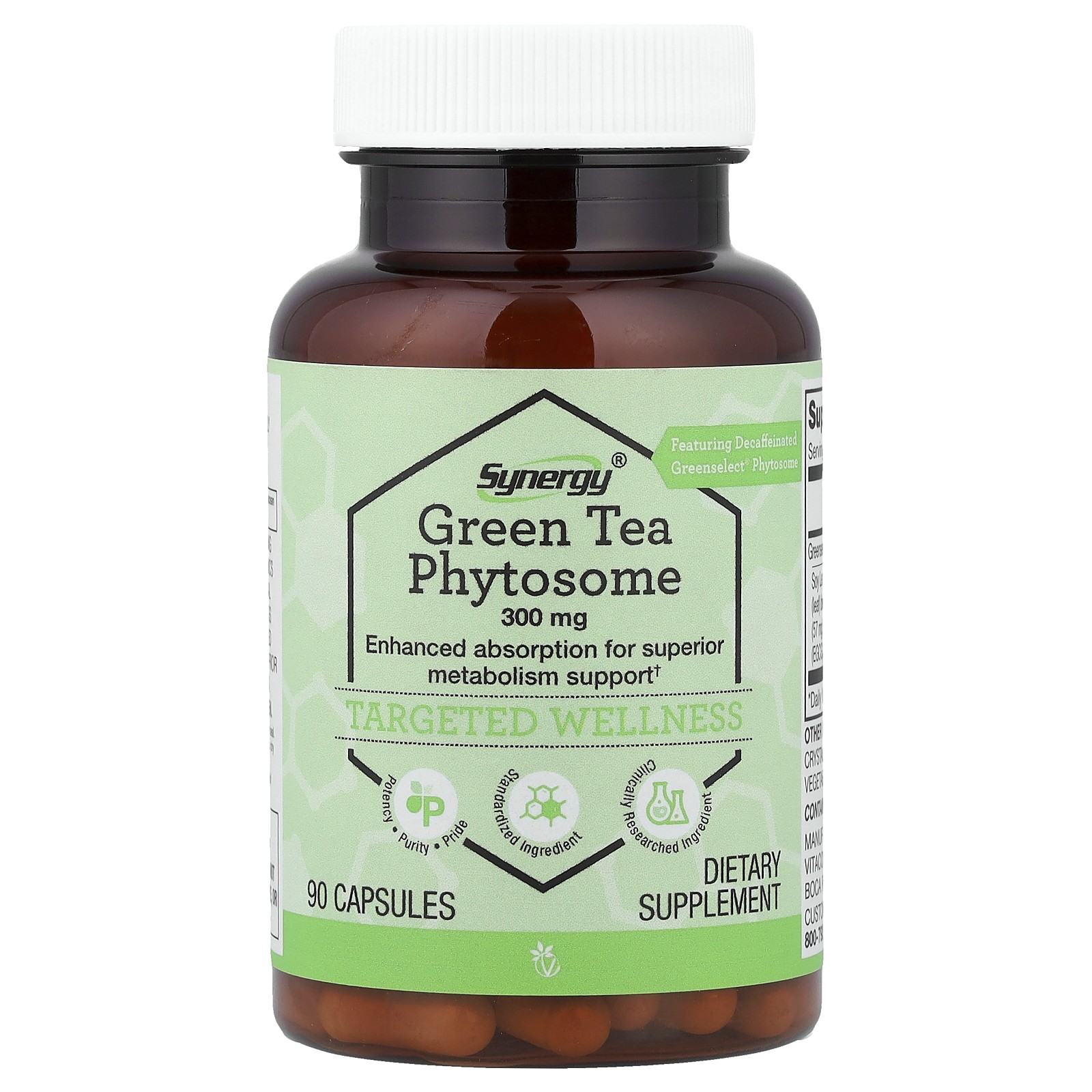 Synergy® Green Tea Phytosome, 90 Capsules