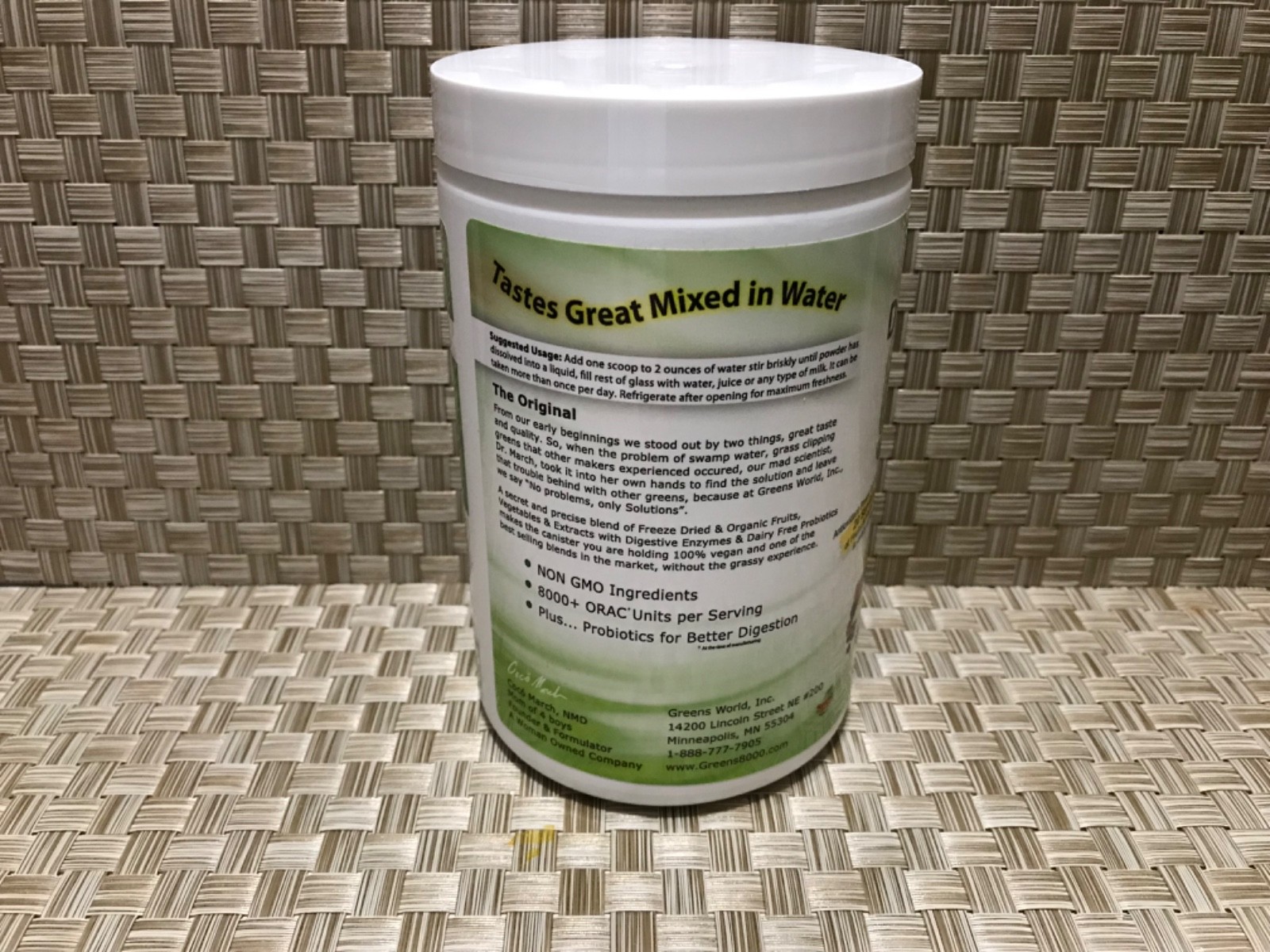 Greens World Delicous Reds 8000 Strawberry-Kiwi Flavor, 10.6 Ounce
