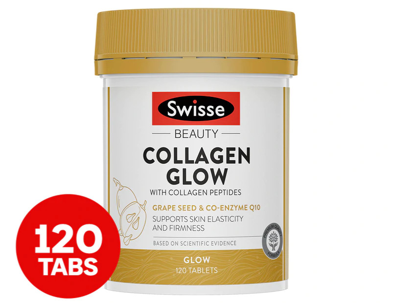Swisse Beauty Collagen Glow With Collagen Peptides Australia Vitamin 120 Tablets