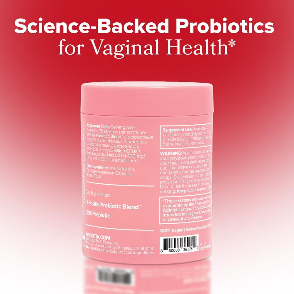URO Vaginal Health Probiotic for Women – Cranberry D‑Mannose 30 Day Supply