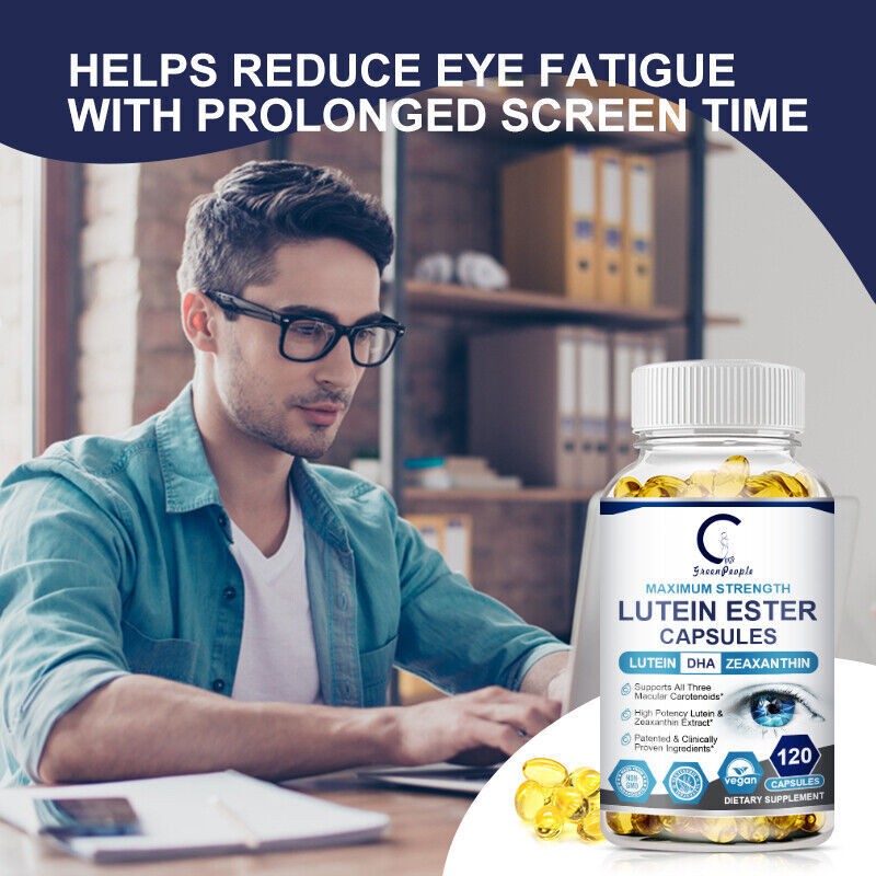 Eye Health Supplement, Lutein and Zeaxanthin, Vision Health, Eye Strain Support