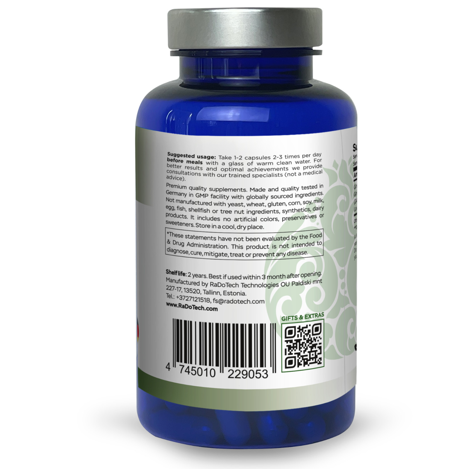Ginkgo Biloba Brain Support – Natural Supplements for Memory, Focus, and Mental