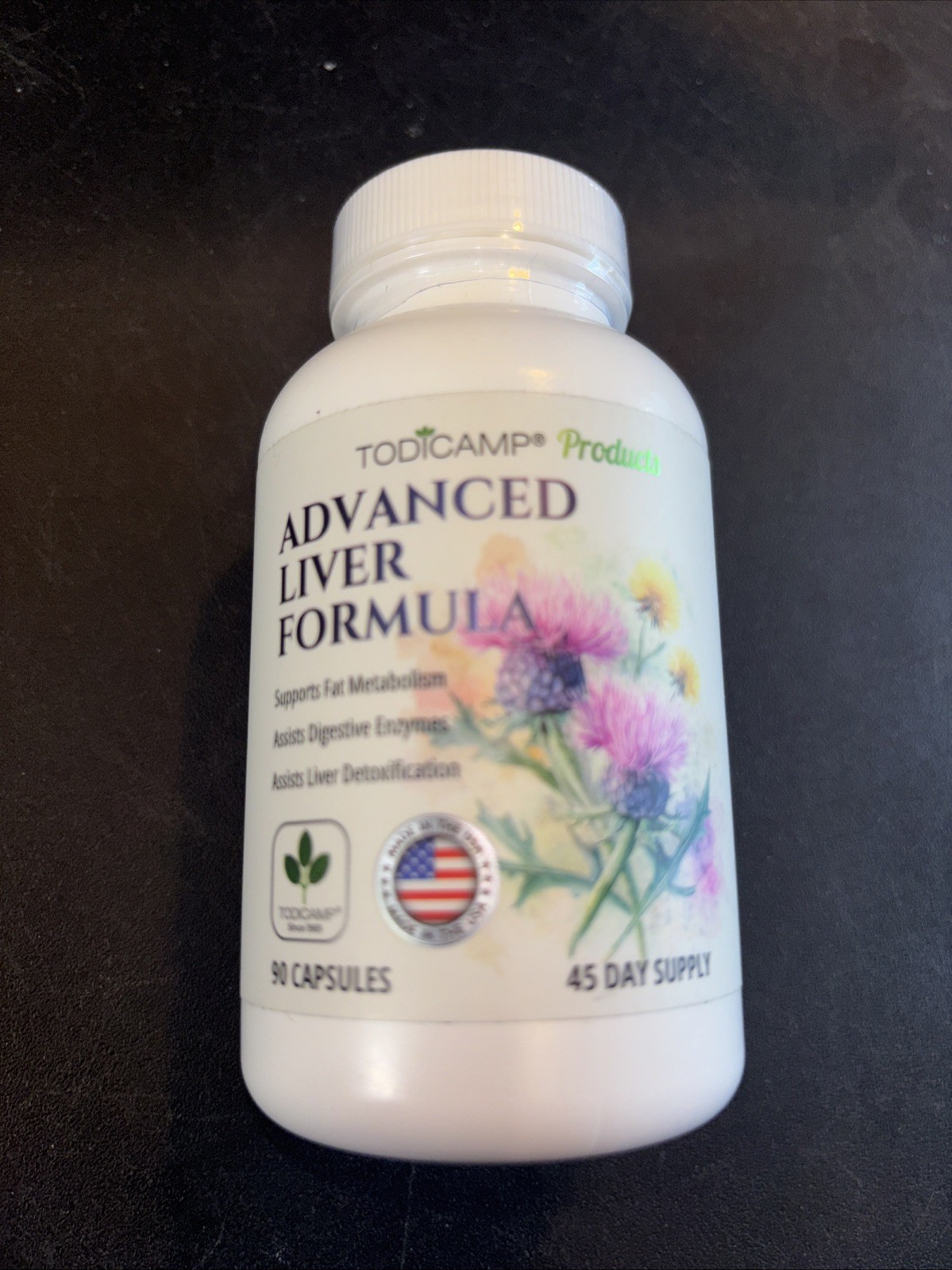 TODICAMP Liver Health with Milk Thistle, Artichoke, Choline Liver Support 6/27