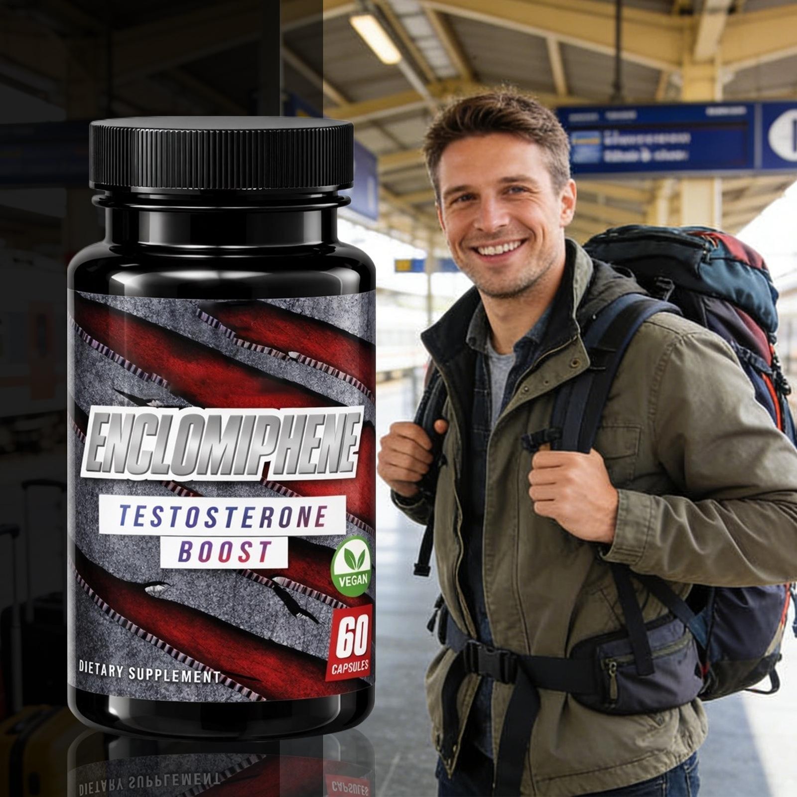 Density Labs Enclomiphene 25mg, 60 Capsules 25mg Dietary Health Supplements